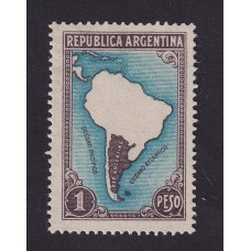 ARGENTINA 1935 GJ 761U ESTAMPILLA NUEVA CON GOMA PAPEL AUSTRIACO U$ 35